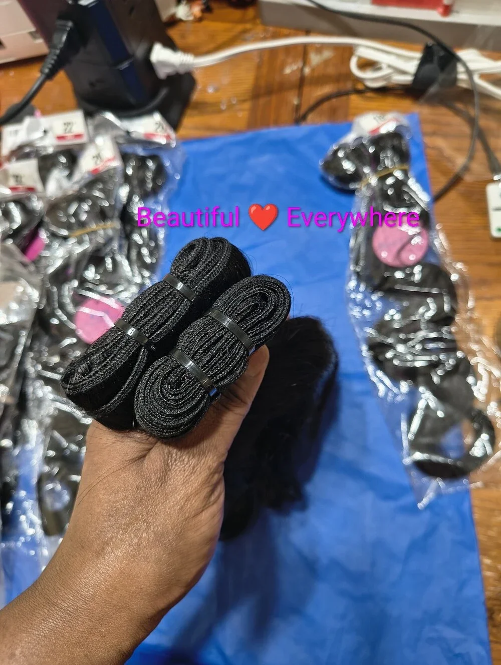 Human Hair Bundles & Frontal
